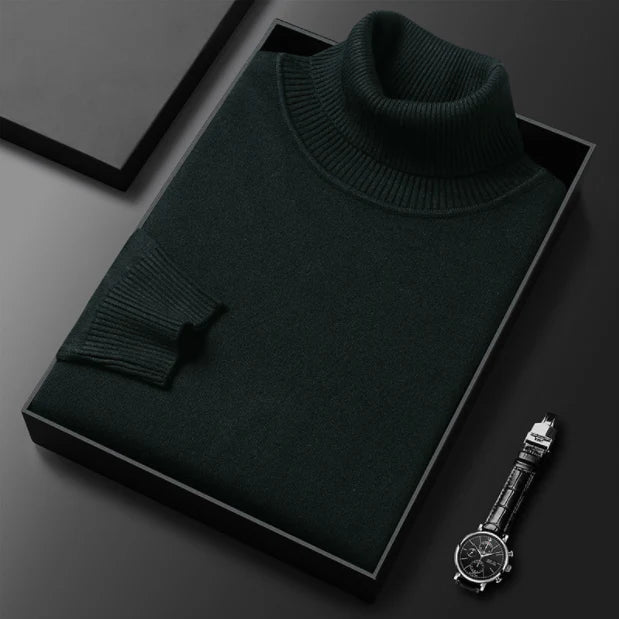 Paul™ – Premium Cashmere Rullekrave Sweater til Mænd