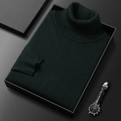 Paul™ – Premium Cashmere Rullekrave Sweater til Mænd