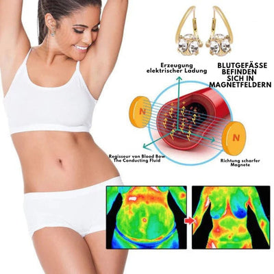 Lymphi™ - Ohrringe mit lymphatischer Magnettherapie