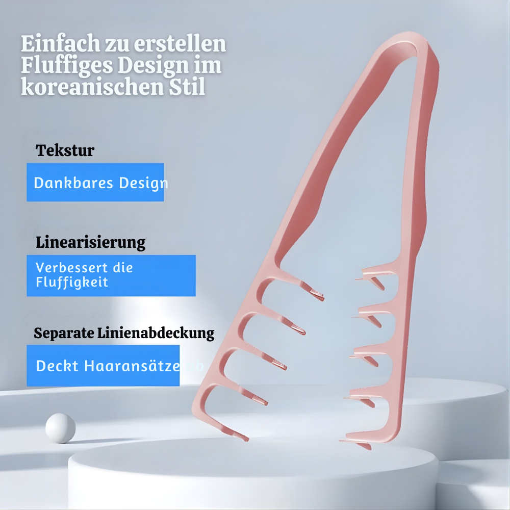 WaveWhisp™ – Hitzefreie Texturierende Stylingkamm