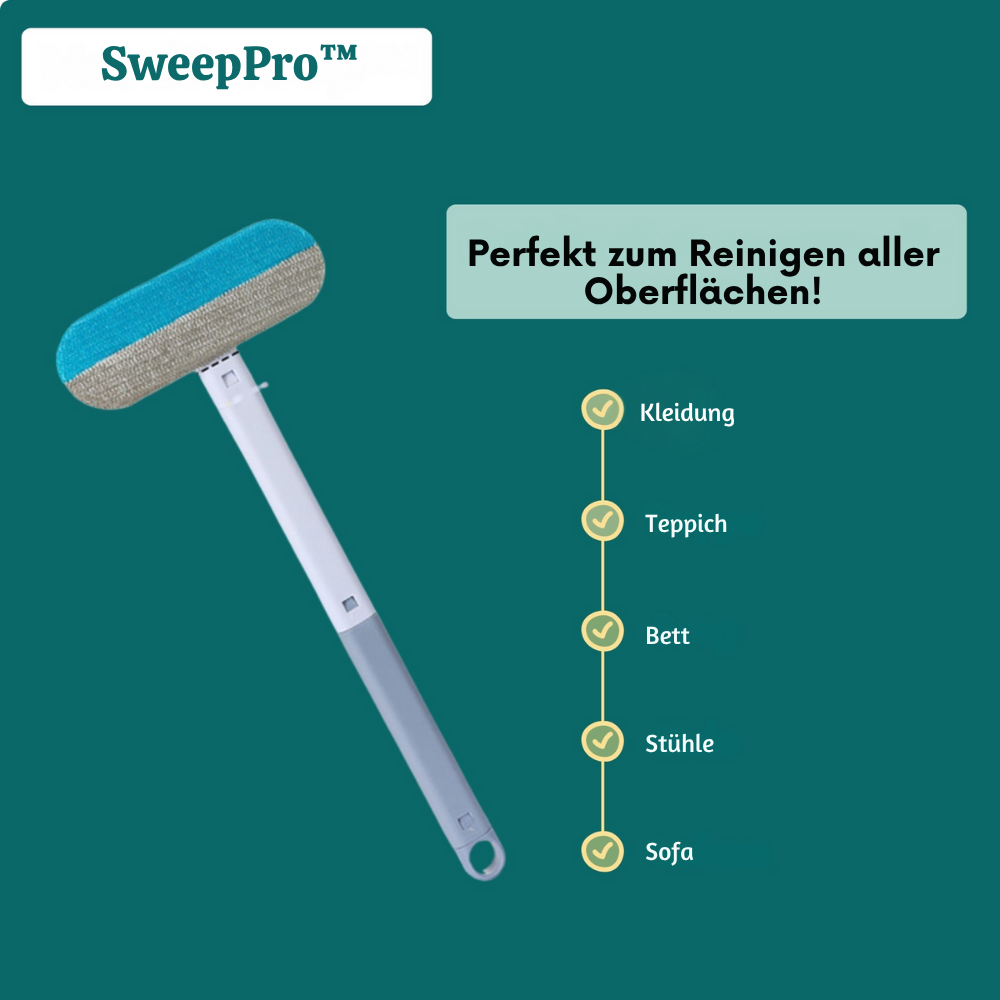 SweepPro™ – Multifunktionales Reinigungswerkzeug für Tierhaare und Staub
