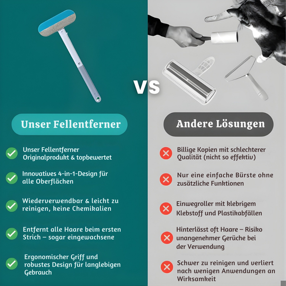 SweepPro™ – Multifunktionales Reinigungswerkzeug für Tierhaare und Staub