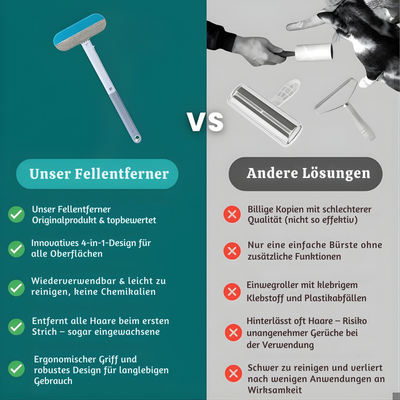 SweepPro™ – Multifunktionales Reinigungswerkzeug für Tierhaare und Staub