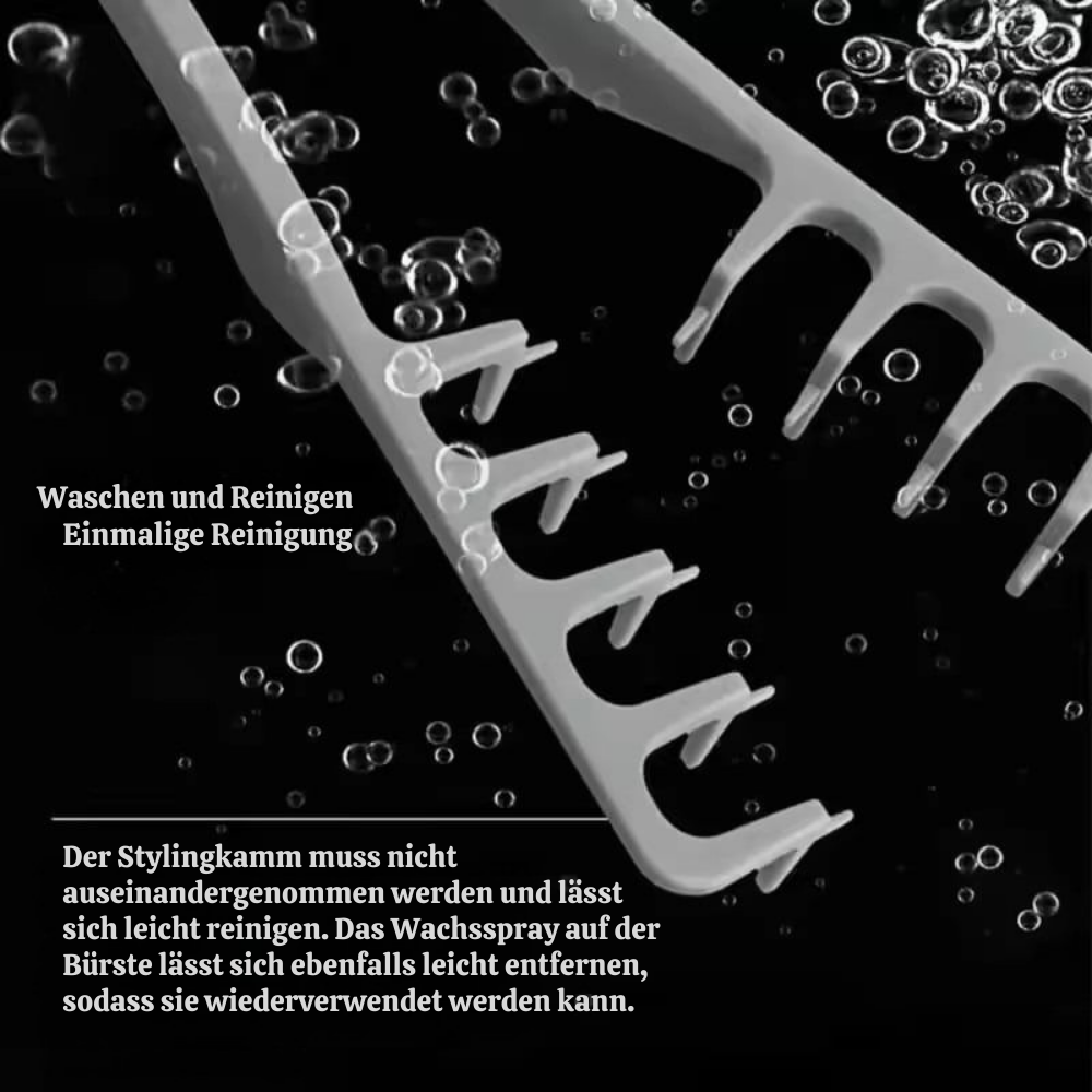 WaveWhisp™ – Hitzefreie Texturierende Stylingkamm