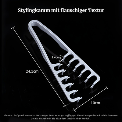 WaveWhisp™ – Hitzefreie Texturierende Stylingkamm