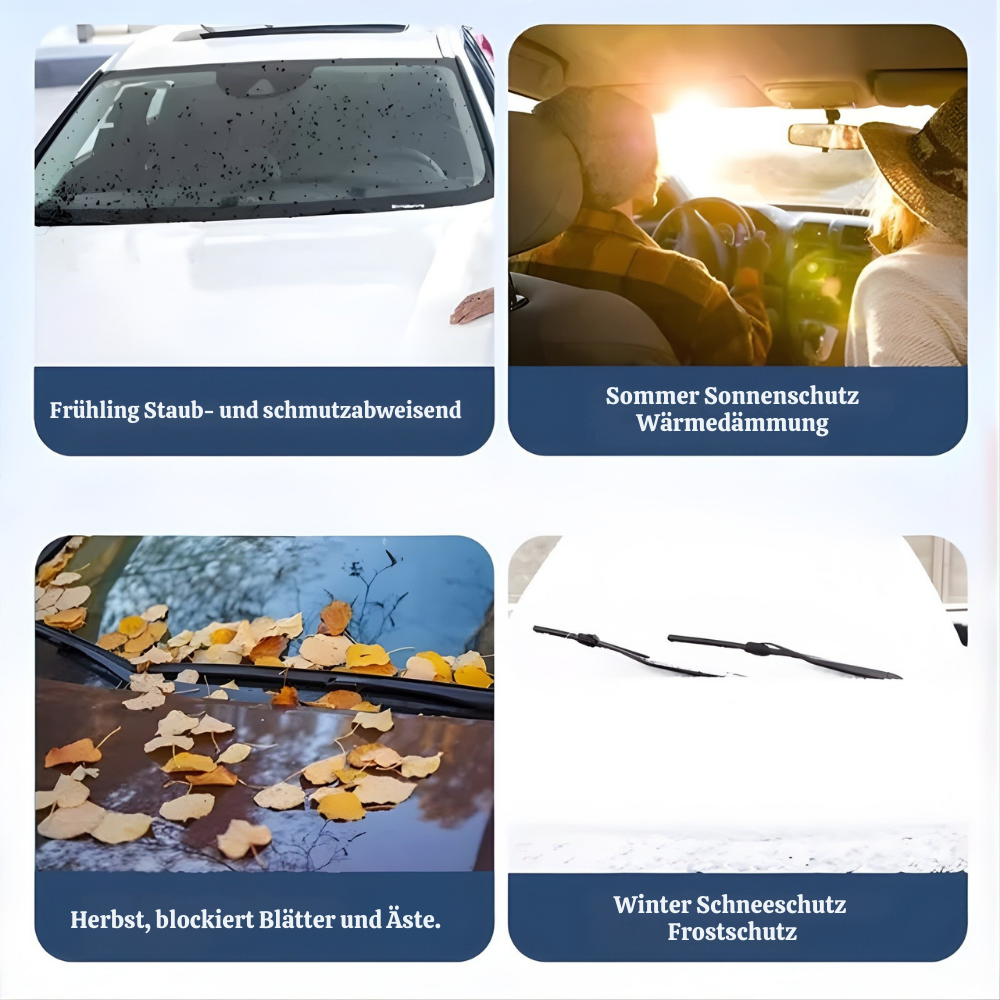 ShieldWrap™ – Ganzjahres Frontscheibenabdeckung für Autos