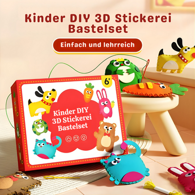 CraftCritters™ – Kinder DIY 3D Stickerei Bastelset