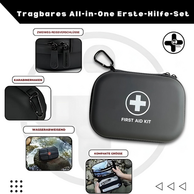 VitalAid™ – Tragbares All-in-One Erste-Hilfe-Set