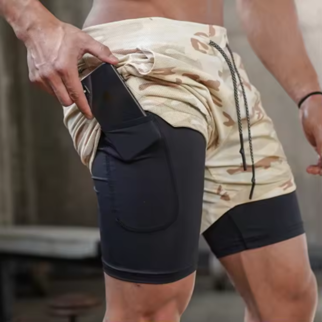 Rex™ – Leichte Camo-Shorts