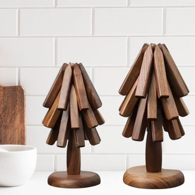 Trivetree™ - Handgefertigter Untersetzer Aus Holz
