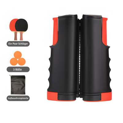 RallyGo™ – Tragbares Komplettes Tischtennis Set