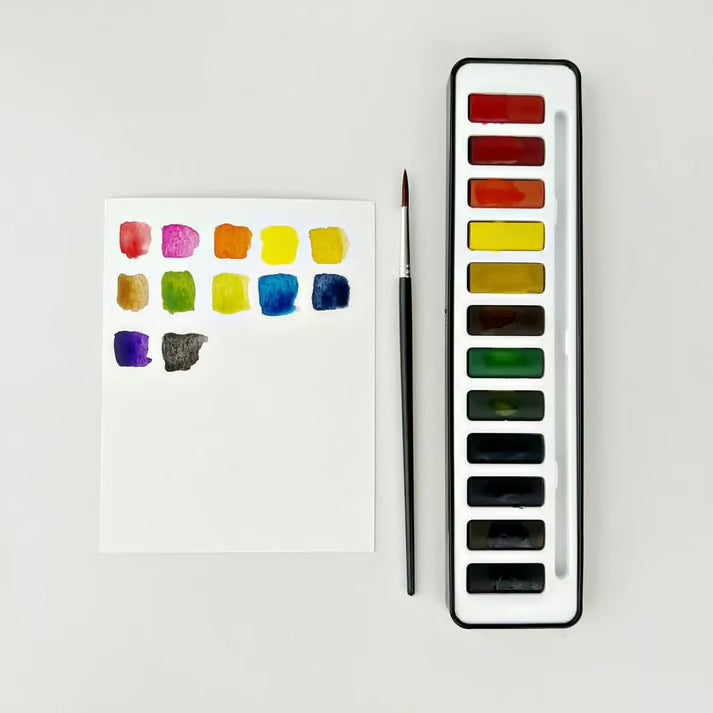 AquaMuse™ – Gemütliches Saisonales Aquarell-Arbeitsbuch