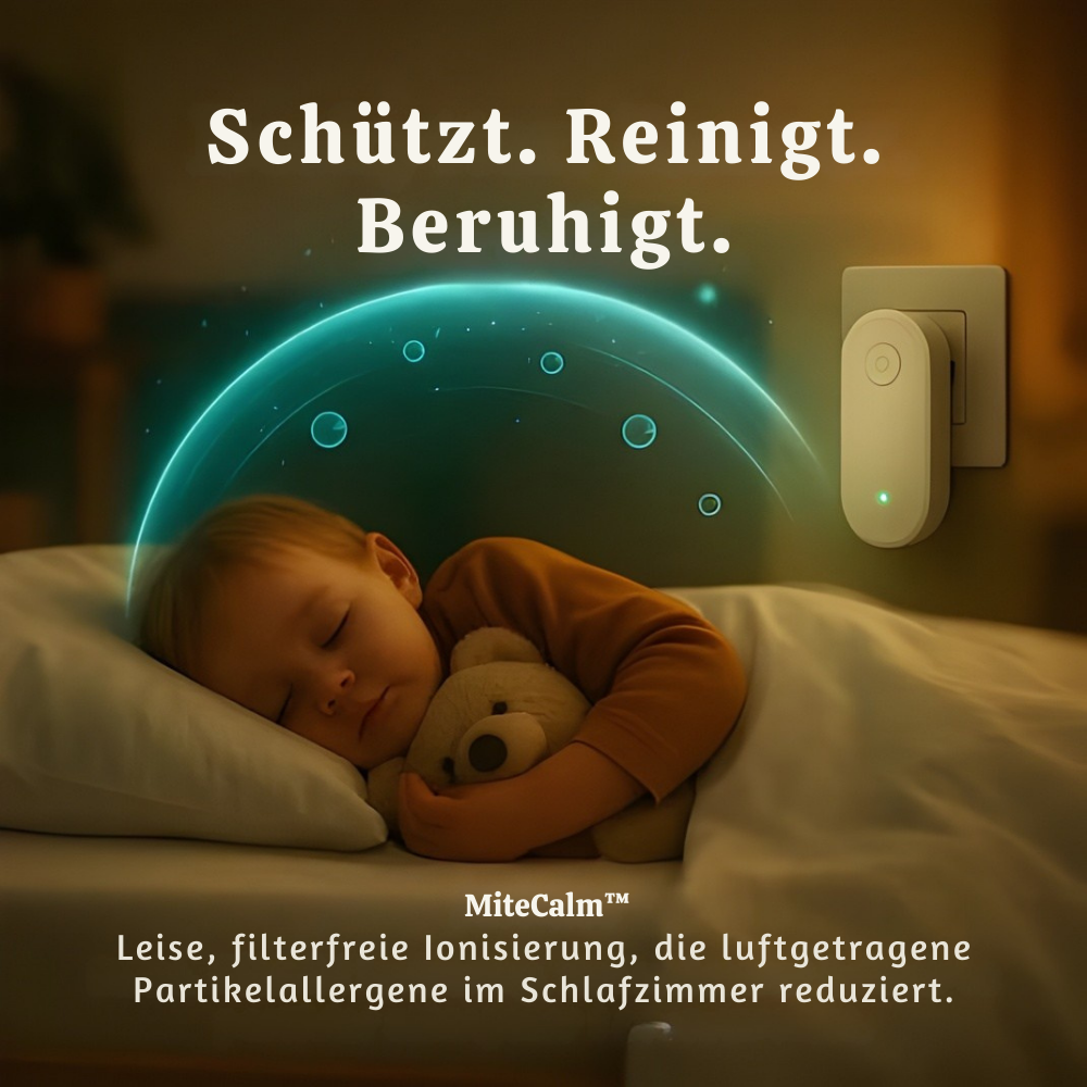 MiteCalm™ – Ultraschall-Staubmilbenreduktionsgerät