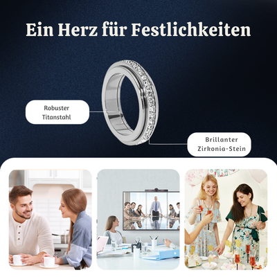 AuraSpin™ – Drehbarer Titan Fidget Ring