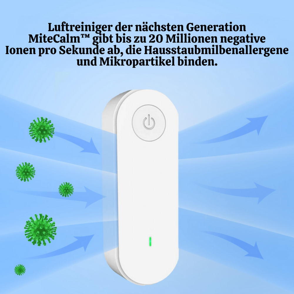 MiteCalm™ – Ultraschall-Staubmilbenreduktionsgerät