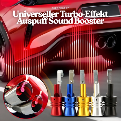 TurboRoar™ – Universeller Turbo-Effekt Auspuff Sound Booster