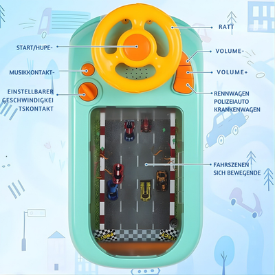 TinyRacer™ – Interaktives Auto Fahrsimulations Spielzeug für Kinder