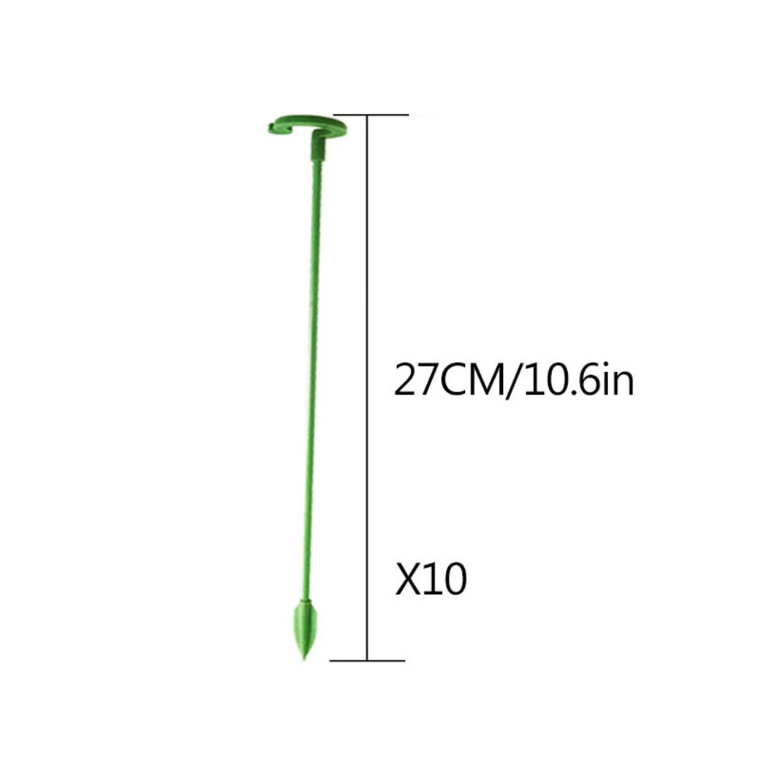 PlantGuard™ - 10 Stück langlebige Pflanzenstützklammern
