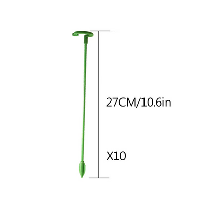 PlantGuard™ - 10 Stück langlebige Pflanzenstützklammern