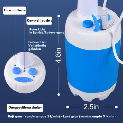AquaJet™ – Tragbare Wasserlösung für den Außenbereich
