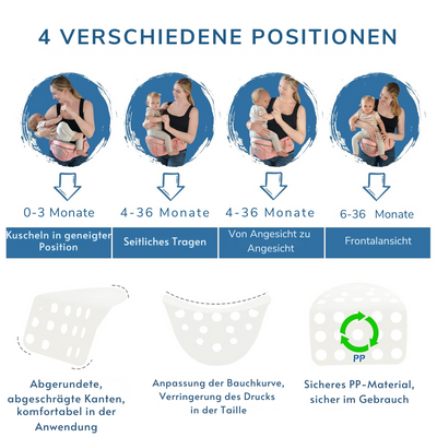 CarryEase™ - Ergonomischer Baby-Hüftsitz