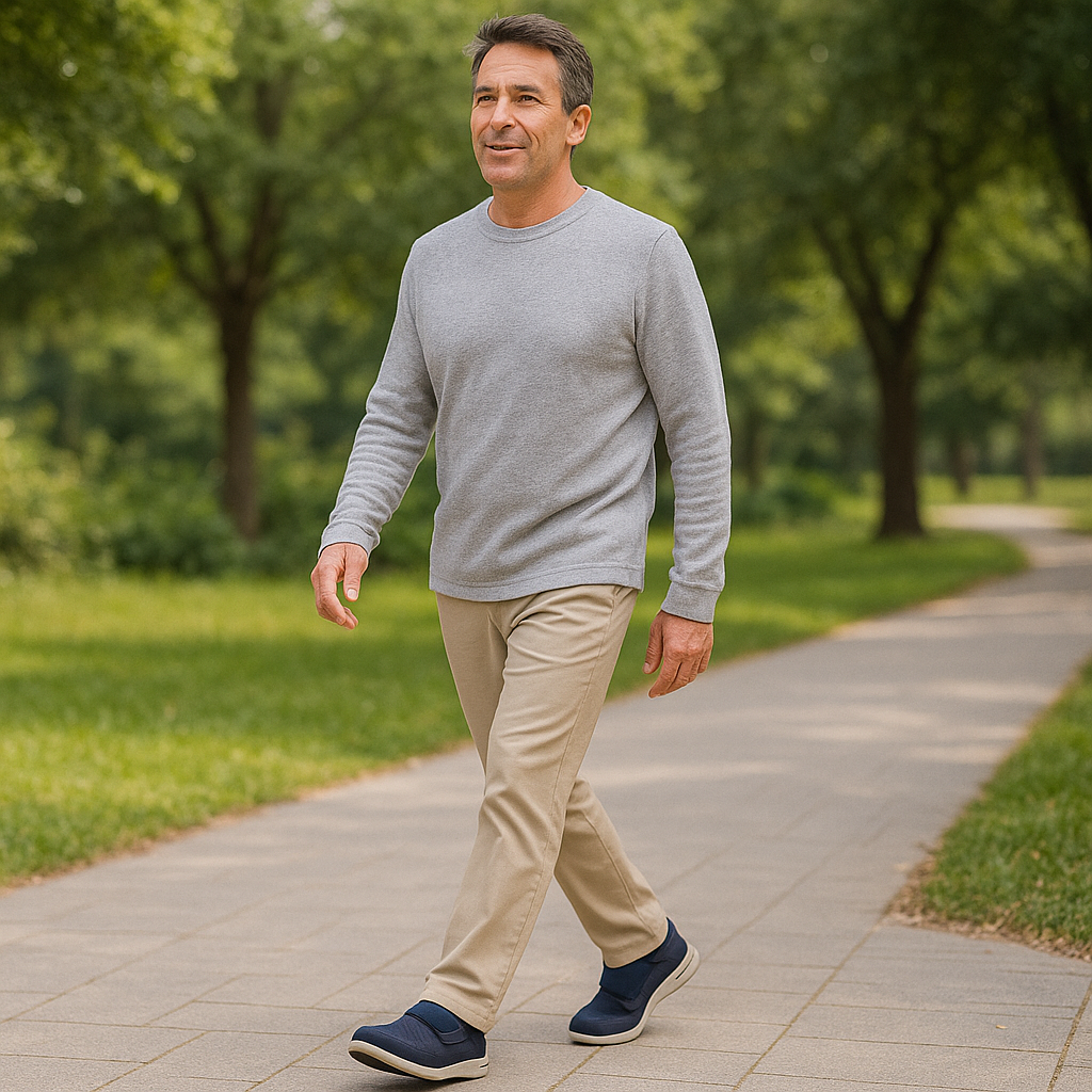 OrthoCloud™ – Unisex Orthopädische Gepolsterte Walkingschuhe