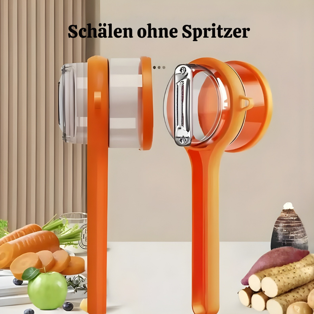 TidyPeel™ – Multifunktionel Skræller med Indbygget Affaldsbeholder