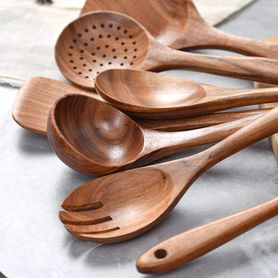 ChefEase™ - 9-teiliges Küchenhelfer-Set aus Holz