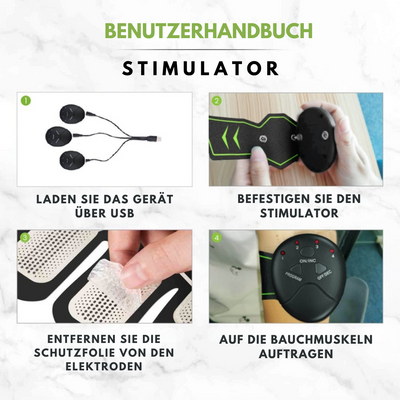 CoreFlex™ – EMS-Muskeltrainer für Bauch & Arme
