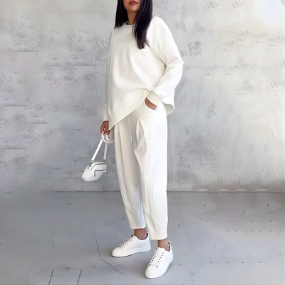 Camilla™ – Leichtes Damen 2-teiliges Loungewear Set mit Langarm