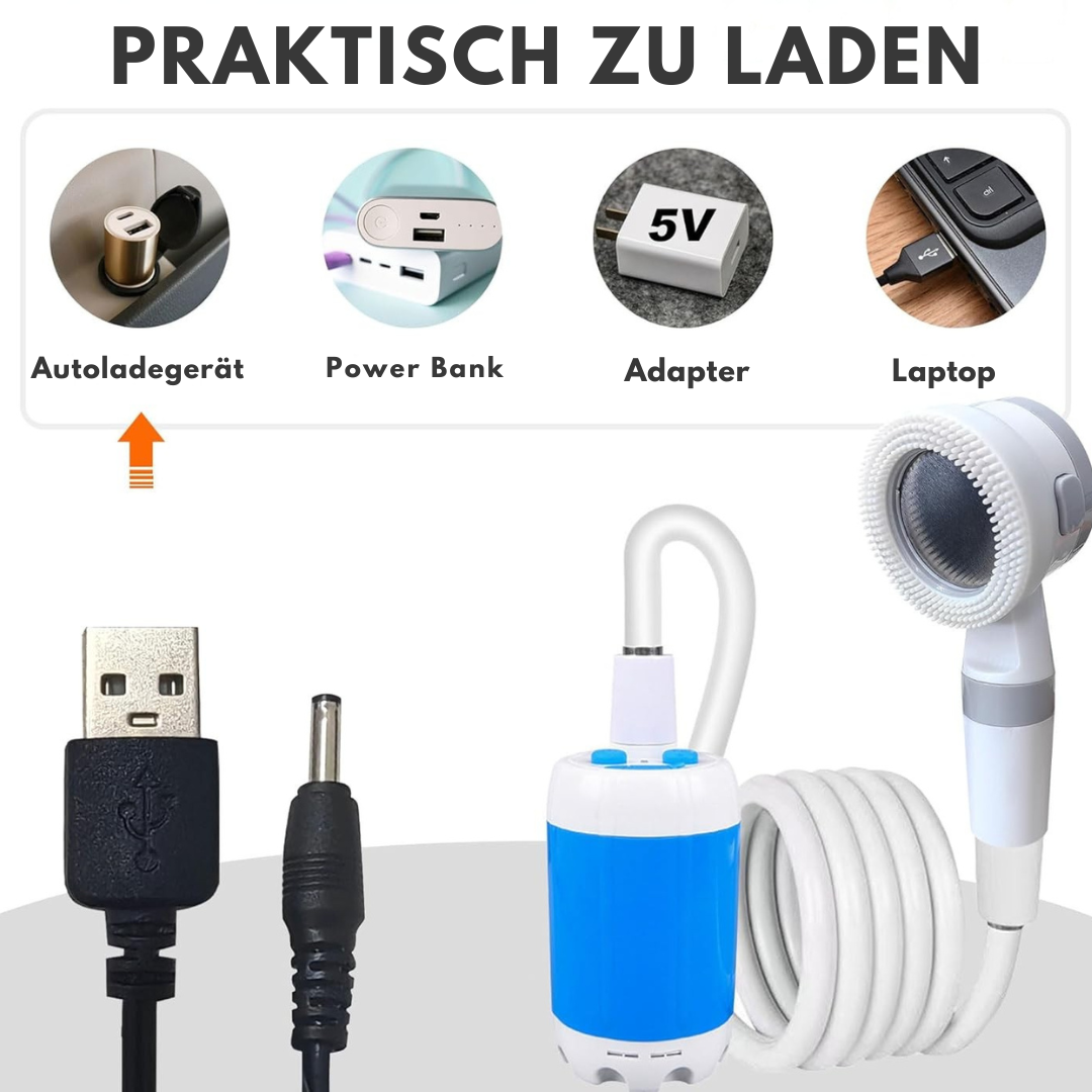 AquaJet™ – Tragbare Wasserlösung für den Außenbereich