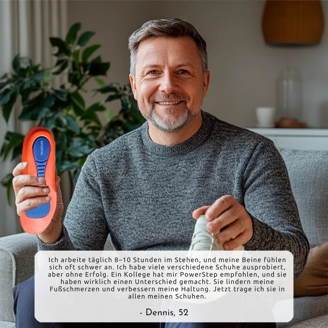 PowerStep™ – Schmerzfreie Unterstützung für Ihre Füße