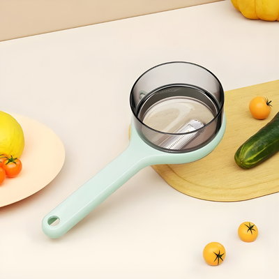 TidyPeel™ – Multifunktionel Skræller med Indbygget Affaldsbeholder