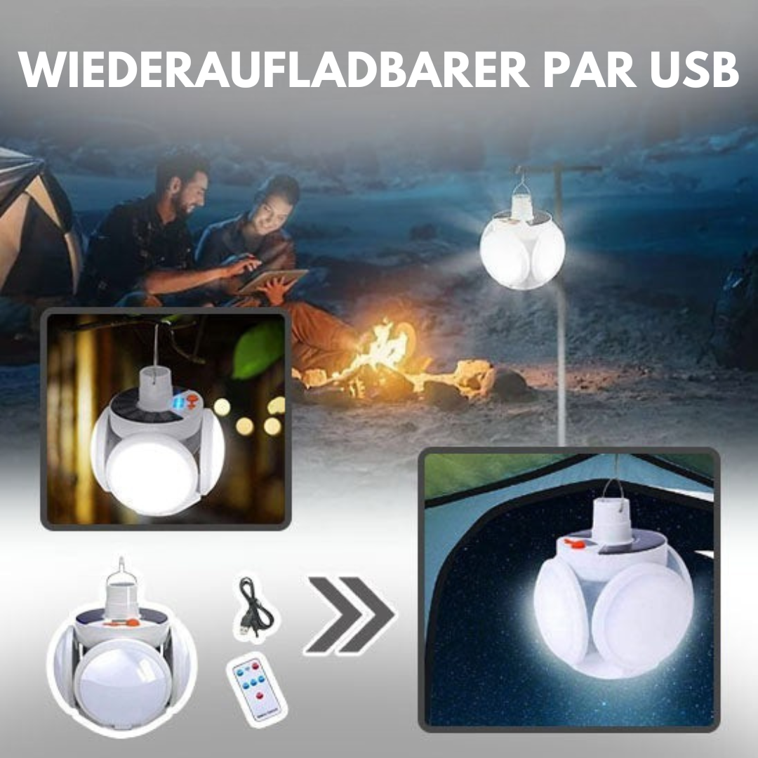 LumoGlobe™ – Faltbare 360° Campinglampe