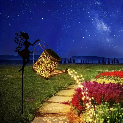 NoelPour™ – Solarbetriebene Weihnachtsmann Gießlampe