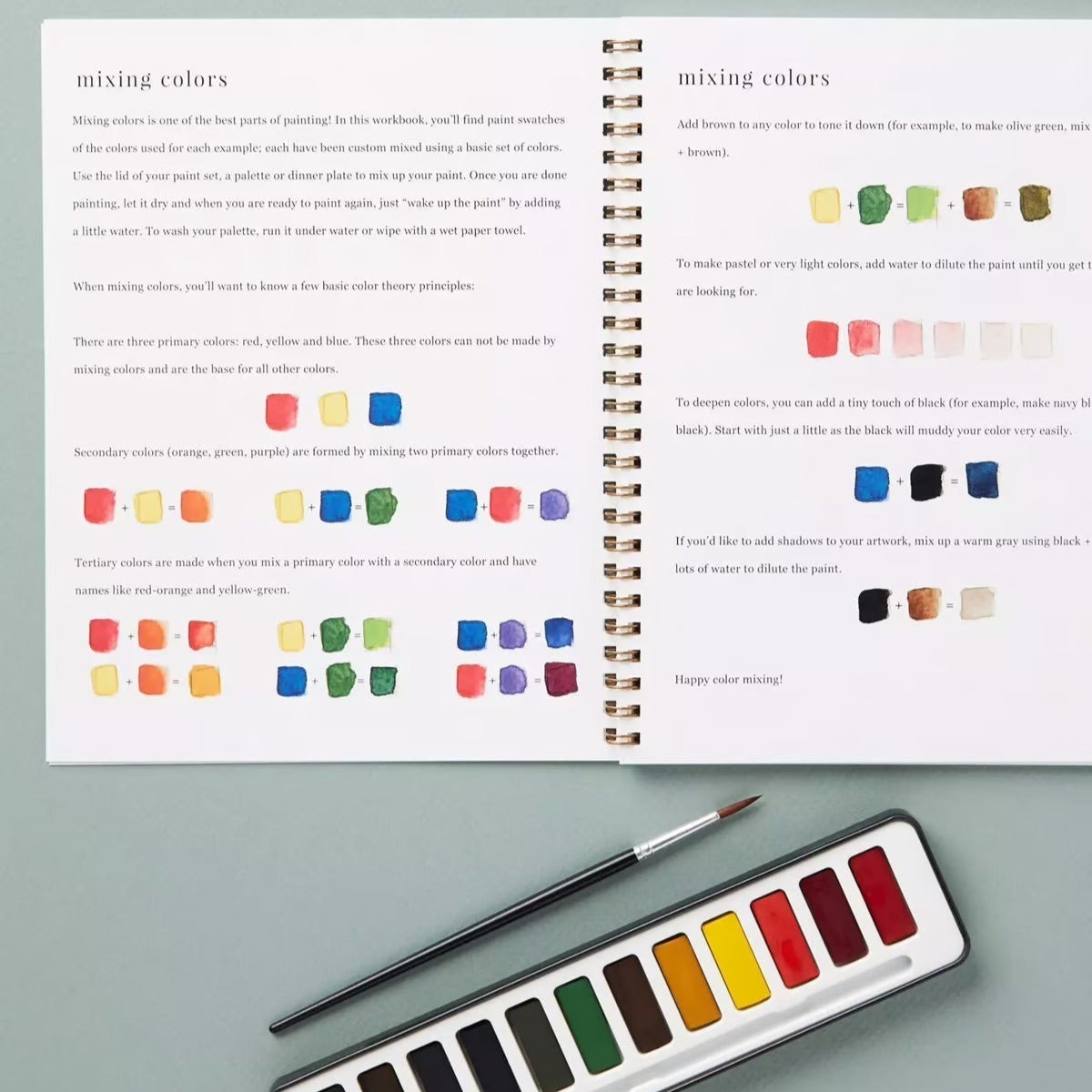 AquaMuse™ – Gemütliches Saisonales Aquarell-Arbeitsbuch