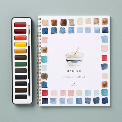 AquaMuse™ – Gemütliches Saisonales Aquarell-Arbeitsbuch