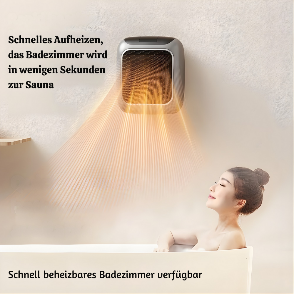 HeatNook™ – Energie­sparender Kompakter Steckdosen-Wandheizer