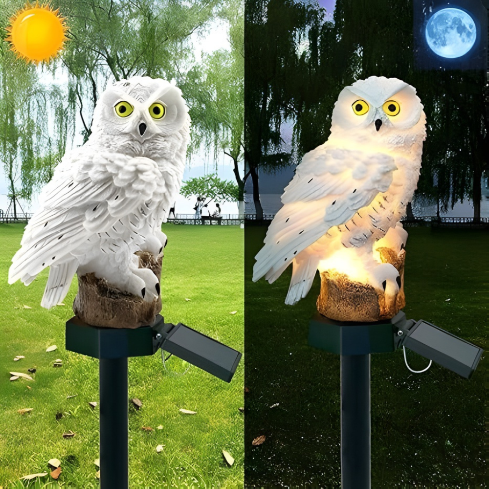 LumaOwl™ – Solarbetriebene Garten-Eulenlampe