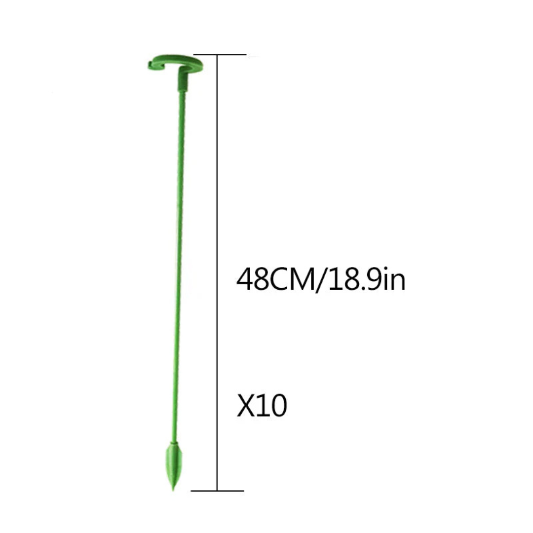 PlantGuard™ - 10 Stück langlebige Pflanzenstützklammern