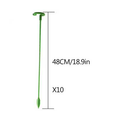 PlantGuard™ - 10 Stück langlebige Pflanzenstützklammern