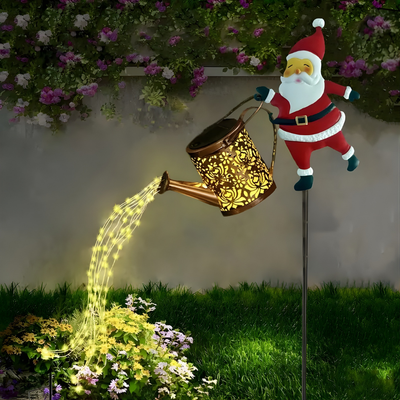 NoelPour™ – Solarbetriebene Weihnachtsmann Gießlampe