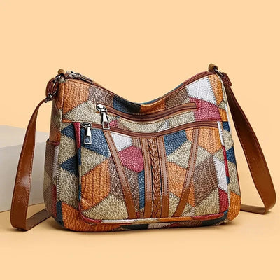 Kirsten™ – Geometrische Handtasche aus Veganem Leder