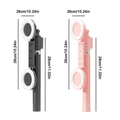 SnapGlow™ – Tragbares 6-in-1 LED Ringlicht Stativ