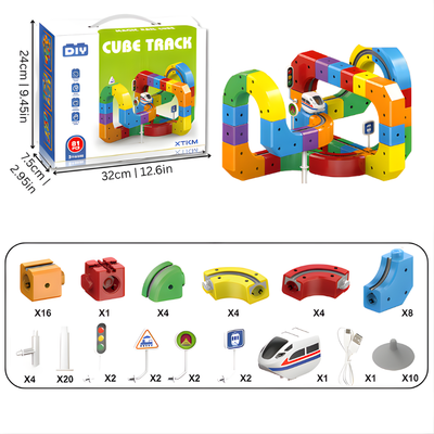 RailQuest™ – Kinder 3D STEM Zug Konstruktionsspielzeug