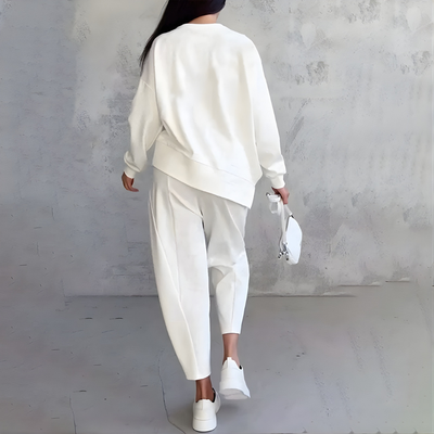 Camilla™ – Leichtes Damen 2-teiliges Loungewear Set mit Langarm