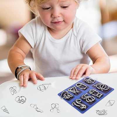 MindTwist™ - Unterhaltsame Pädagogische Metall-Gehirn-Puzzles