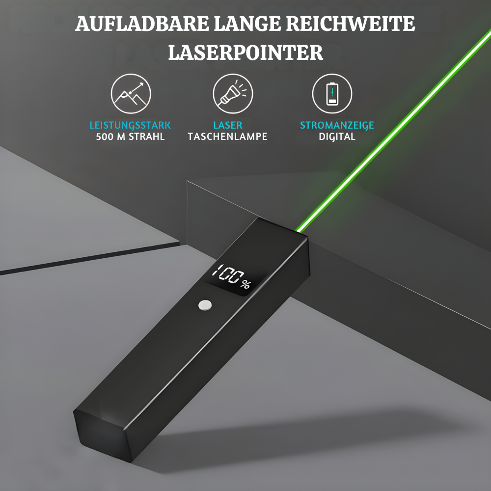 RayStrike™ – Wiederaufladbarer Langstrecken Laserpointer