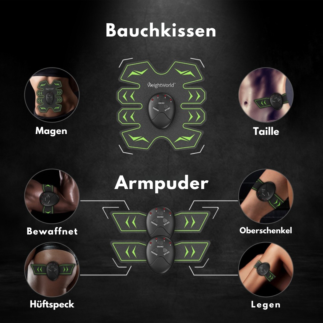 CoreFlex™ – EMS-Muskeltrainer für Bauch & Arme