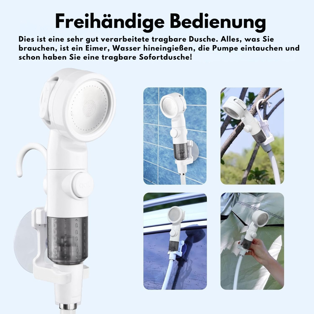 AquaJet™ – Tragbare Wasserlösung für den Außenbereich